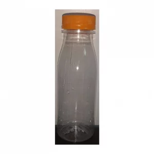 Бутылка 0,25л прозрачная, ПЭТ, кругл, с крышкой, широкое горло 1/150