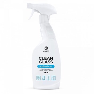 CLEAN GLASS PROFESSIONAL очиститель стекол, зеркал 600мл с курком 1/8