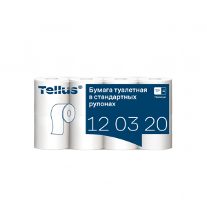ТОРК/Tellus ПРЕМИУМ б/т 2сл, 23м, 184л, 8шт белая 1/12