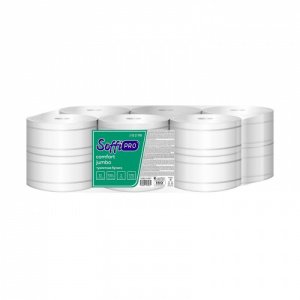 SoffiPRO б/т 2сл, 170м, 1360л,белая, б/тиснения, с перфор. Comfort 12/1