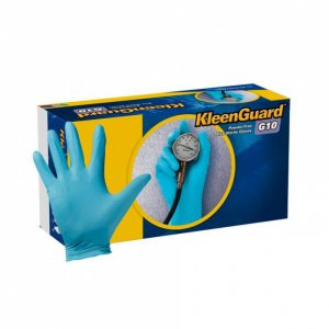 Перчатки нитрил KLEENGUARD* G10 Blue Nitrile рр 7-S, б/напыления, голубые, 50пар 1/10
