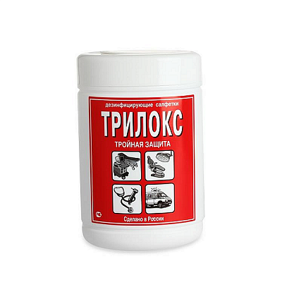 ТРИЛОКС дез. салф. 90шт, банка 1/8