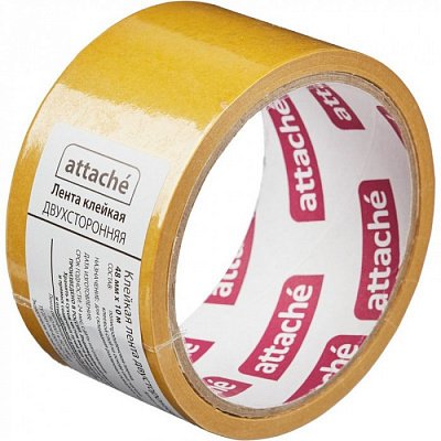 Скотч двусторон 48х10м  ATTACHE  1/36