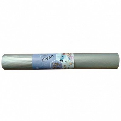 120л, ПВД, 10шт, рулон, прозрачные, 25мкм, 67*100см пакеты д/мусора EcoClean 1/25
