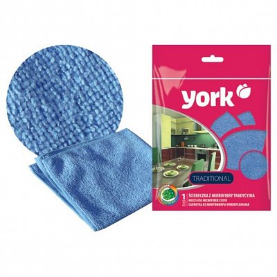 YORK салфетка микрофибра 30*30см ТРАДИЦИОННАЯ 1/100