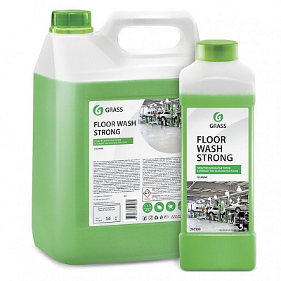 FLOOR WASH STRONG концент. щелочн. ср-во д/мытья пола 1л 1/12