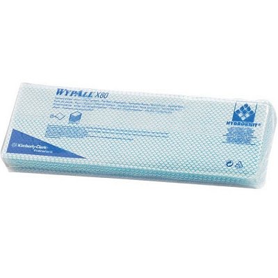 КИМБЕРЛИ WYPALL*Х80 протир. салф. син. 1сл, 25л, 41,6*34,4см 1/10