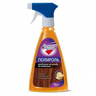 ЗОЛУШКА полироль д/мебели 300мл курок  1/12 
