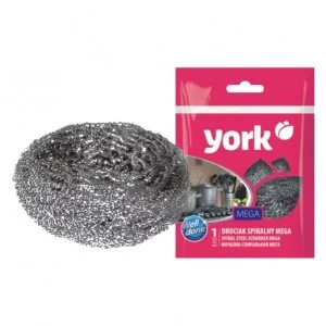 YORK мочалка из стали спиральн. 40г МЕГА 1/80