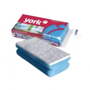YORK губка санитарная профильная 13,5*7*4,3см 1/30