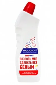 АКВАГЕЛЬ белизна-гель с дез. эффектом ЛИМОН 1л 1/8